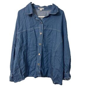 Pendleton Plus Blue Denim Jacket Size 3X